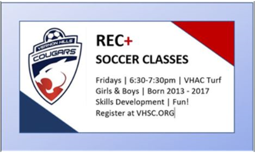 REC+ Soccer Classes (Spring 2024 Enroll Now)