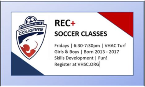 REC+ Soccer Classes